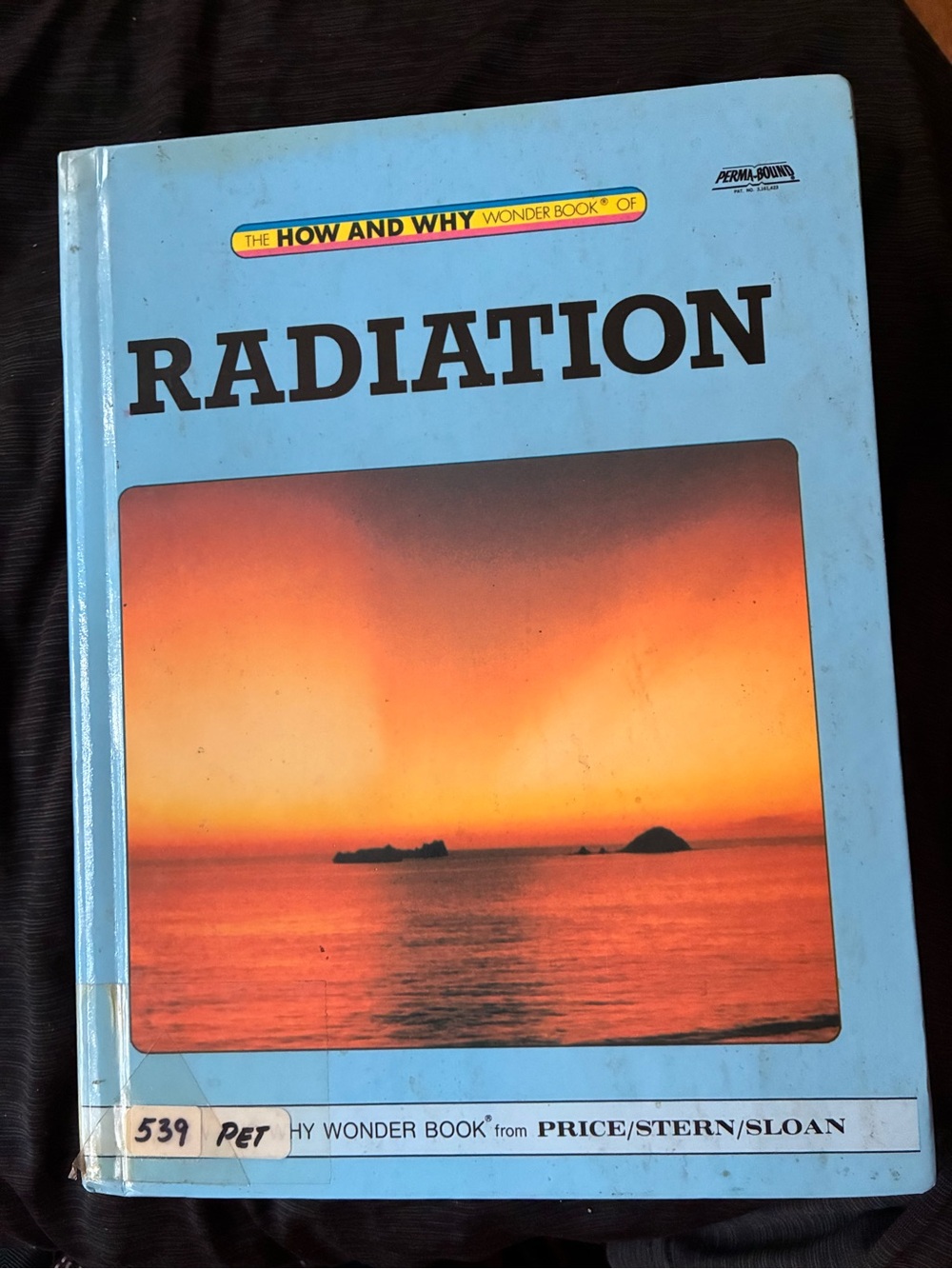 Radiation How and Why Wonder Book - Light Blue Cover
